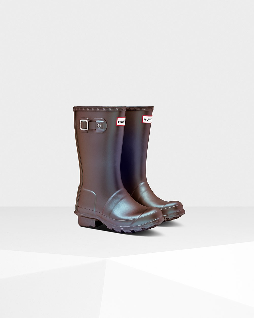 Botas De Agua Hunter Niños Verde Original Big Nebula 416208-HYQ